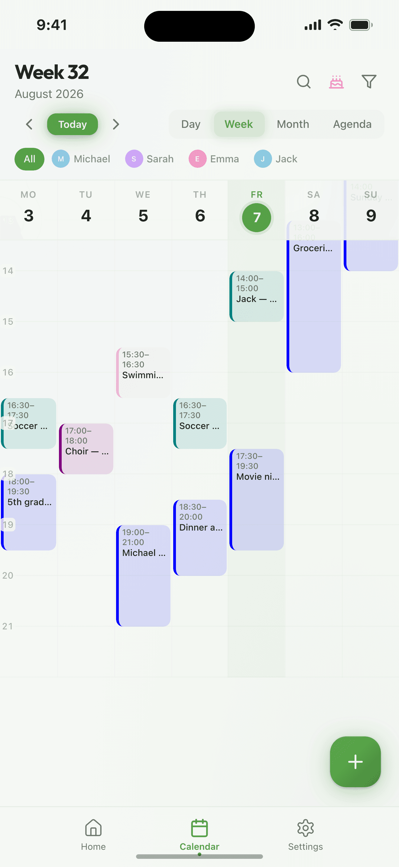 Calendr – Family calendar