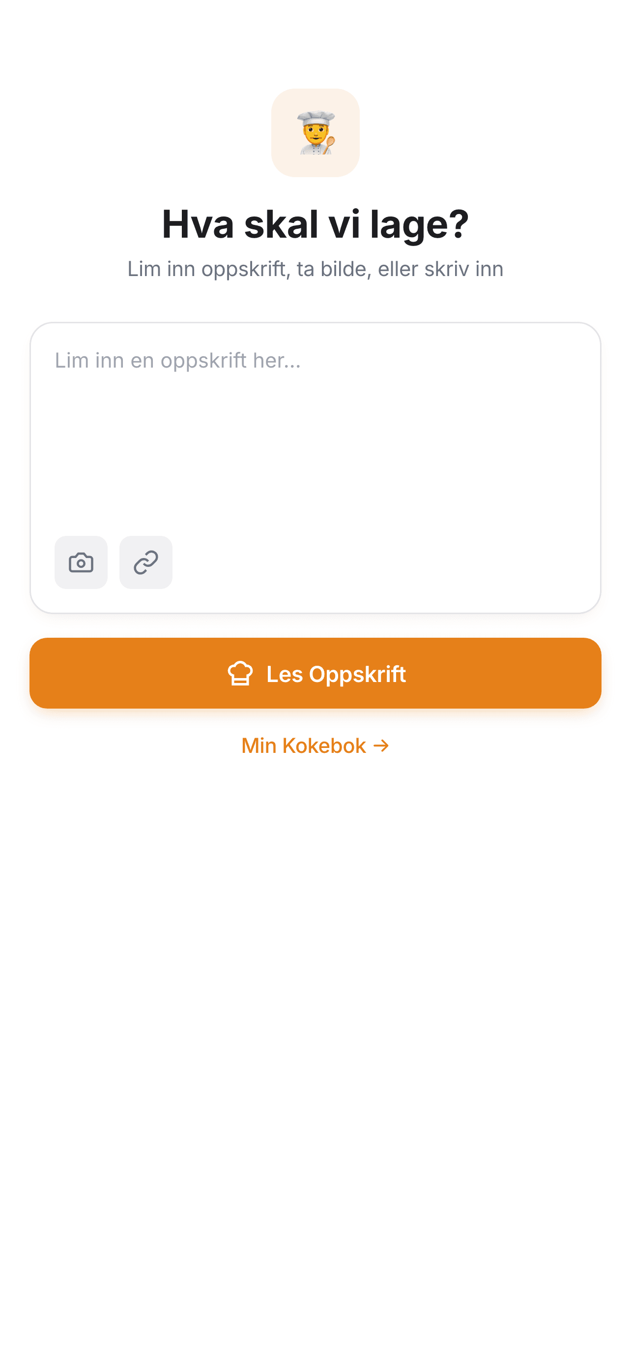 Oppskriftssamling med kategorier